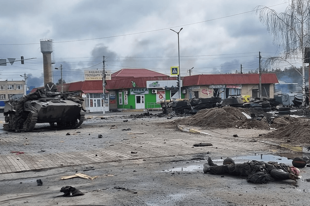 Бои в районе Гостомеля, начало марта 2022 года