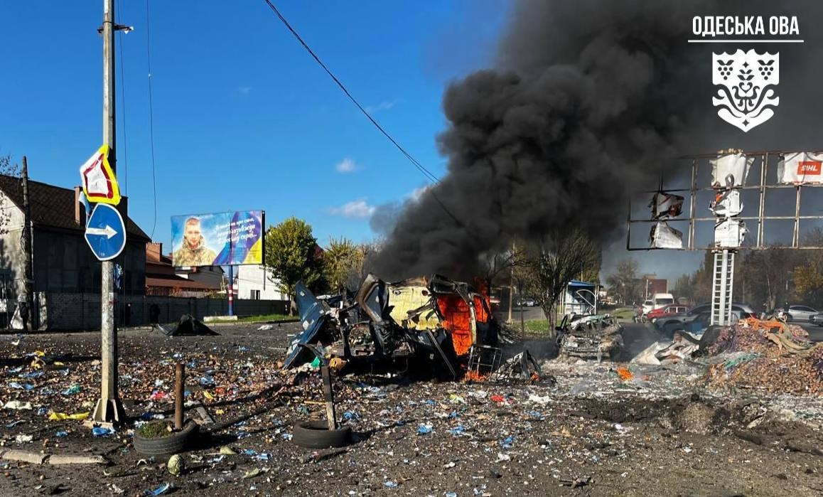 Последствия российского удара по Черноморску (до 2016 года — Ильичёвск) в Одесской области 14 ноября 2025 года