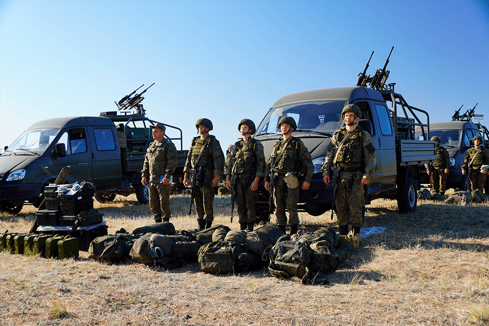 Фото: мобильная огневая группа для борьбы с беспилотниками / Пресс-служба ЮВО/«Российская газета»