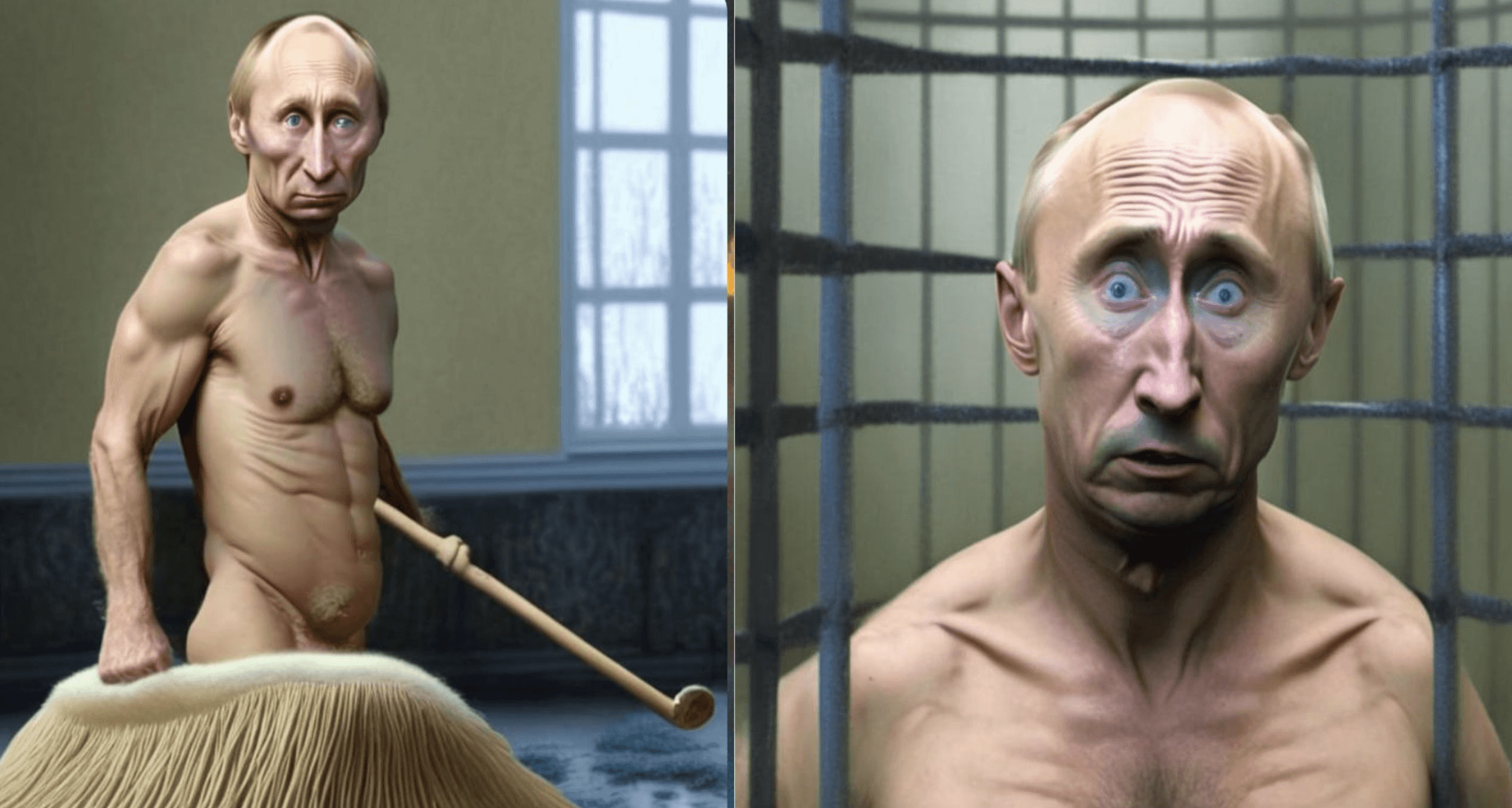 Нейросеть от «Сбера» запретила рисовать голым Владимира Путина