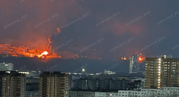 «Транснефть» приостановила прокачку нефти в Новороссийск после ударов БПЛА. В городе объявлен режим ЧС 