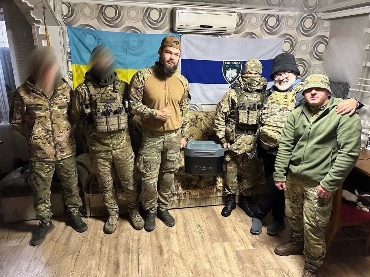 Марат Гельман приехал в Донецкую область на фронт к легиону «Свобода России»