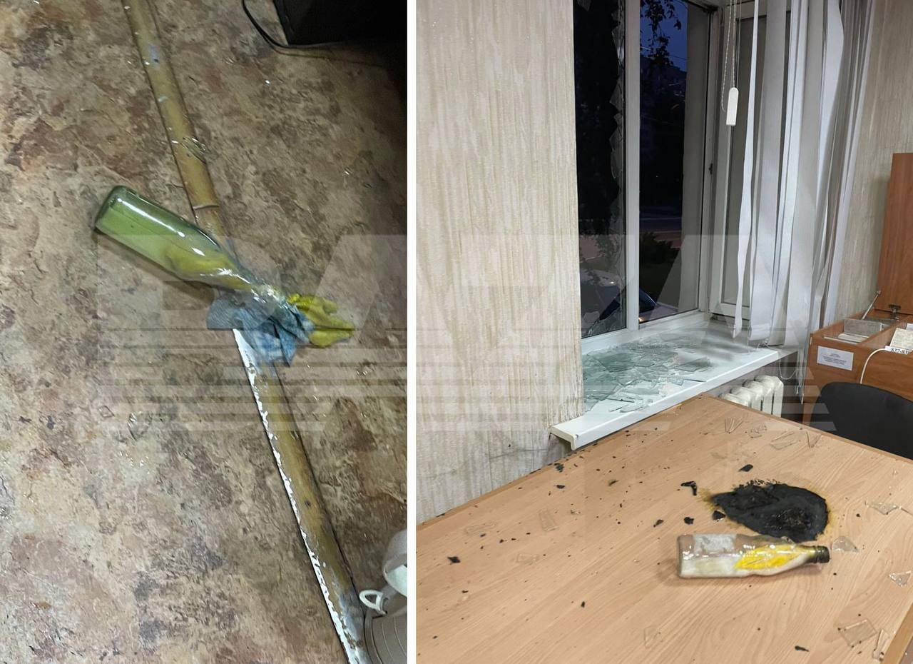 В России снова поджигают военкоматы. «Коктейлями Молотова» забросали здания комиссариатов в Белгороде и Перми