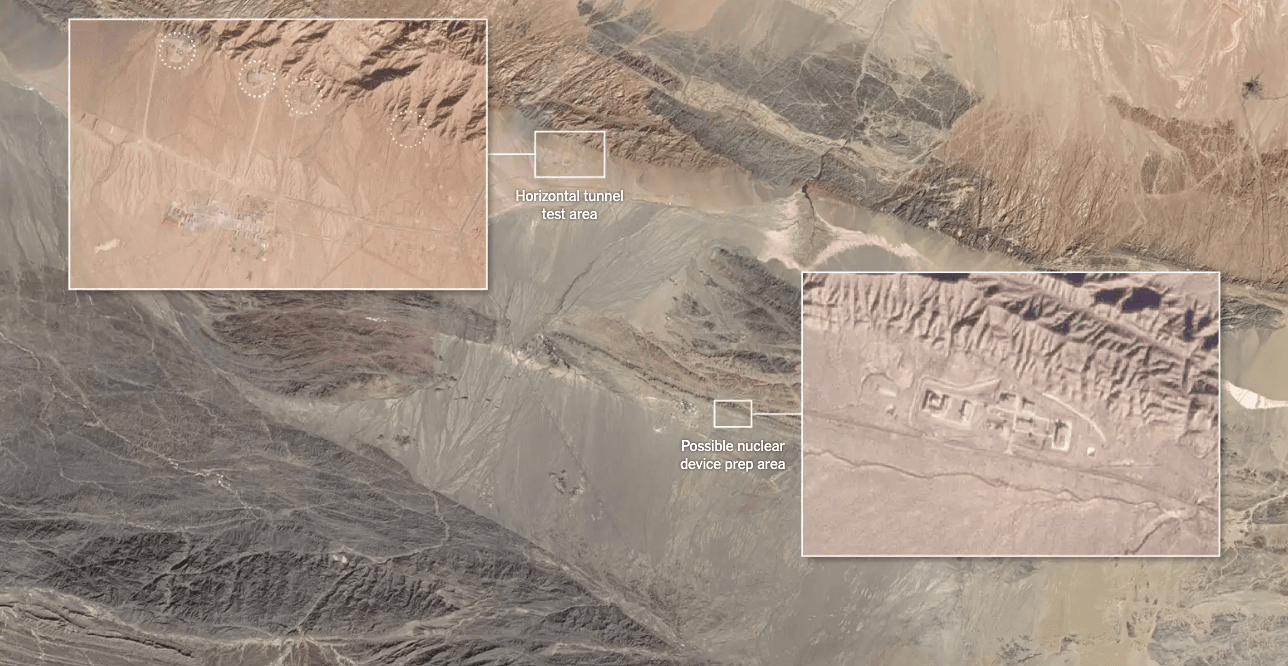 NYT: Китай тайно восстанавливает секретную базу для ядерных испытаний