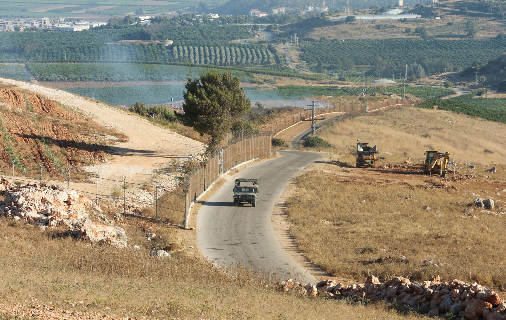 Southern Lebanon, Israeli border