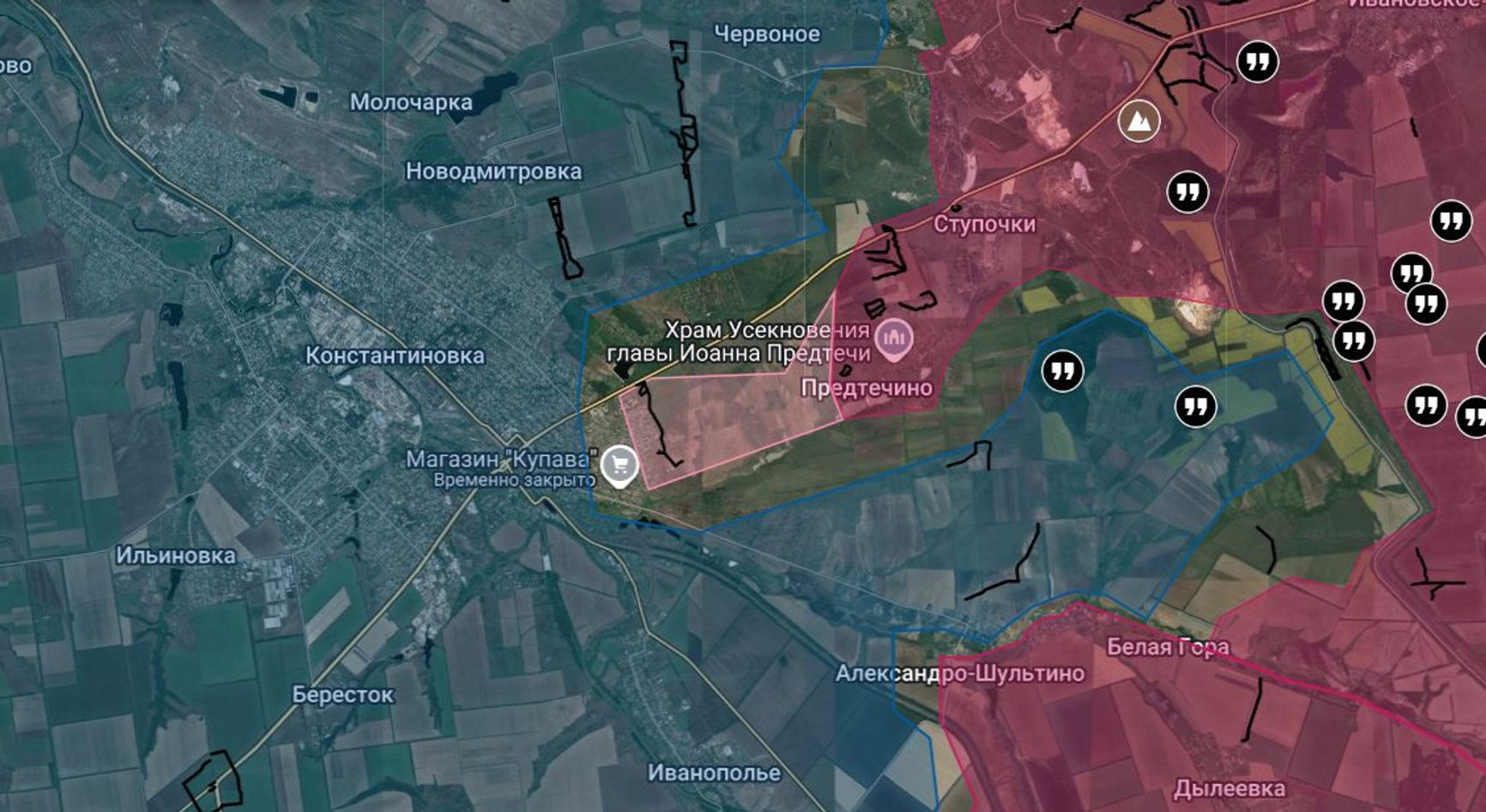 Ситуация в районе Константиновки по версии Анатолия Радова