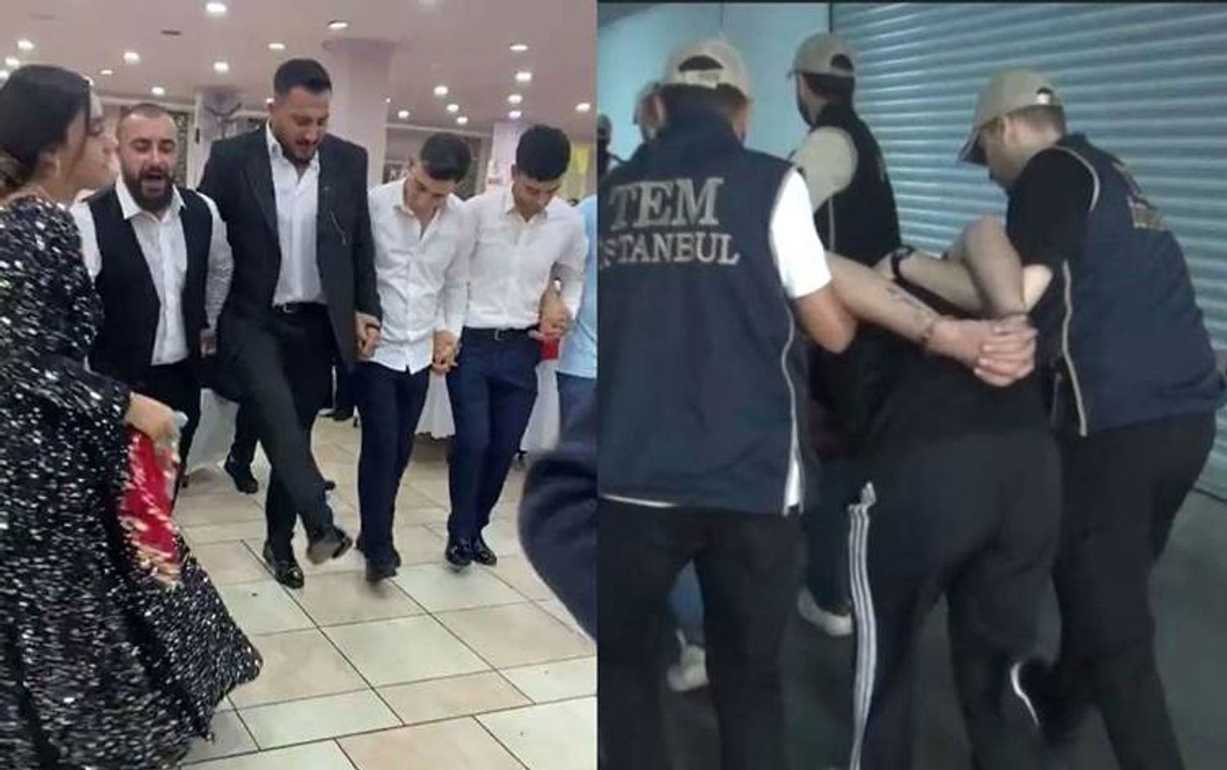The arrest at the Kurdish wedding in Istanbul