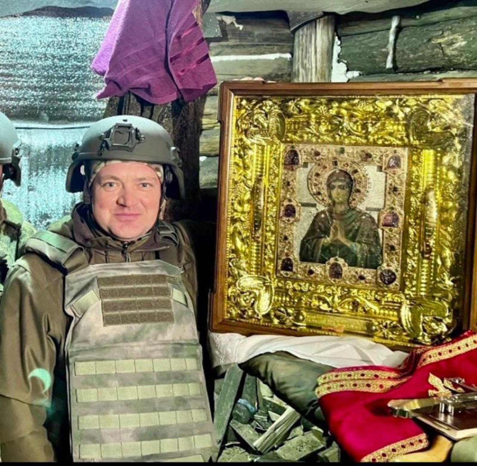 Звонарь Сергей Фомин на фронте