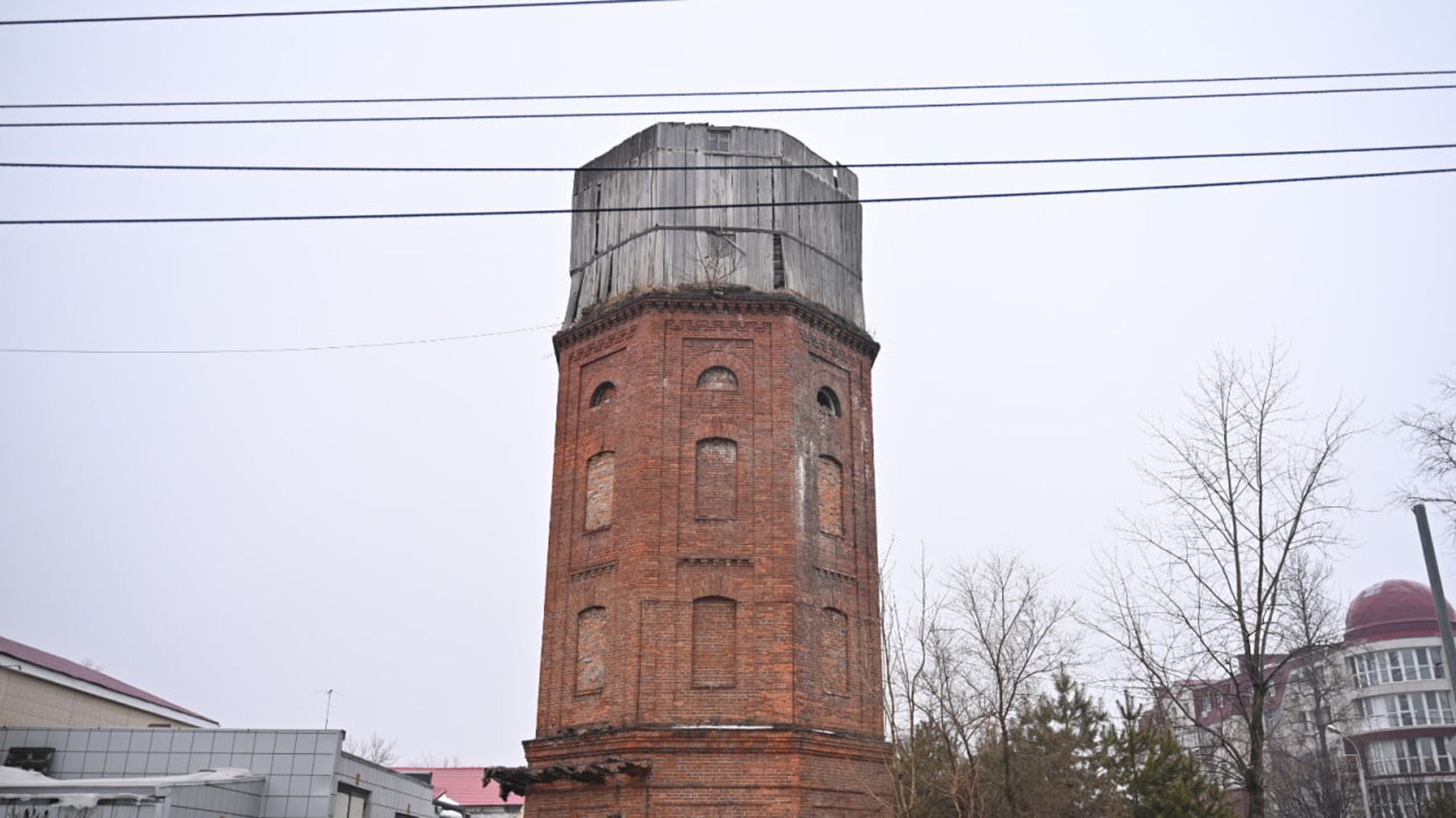 Water tower in Khabarovsk