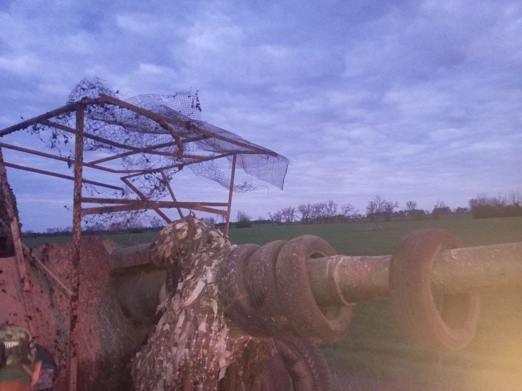 Российская гаубица с «шинной защитой»