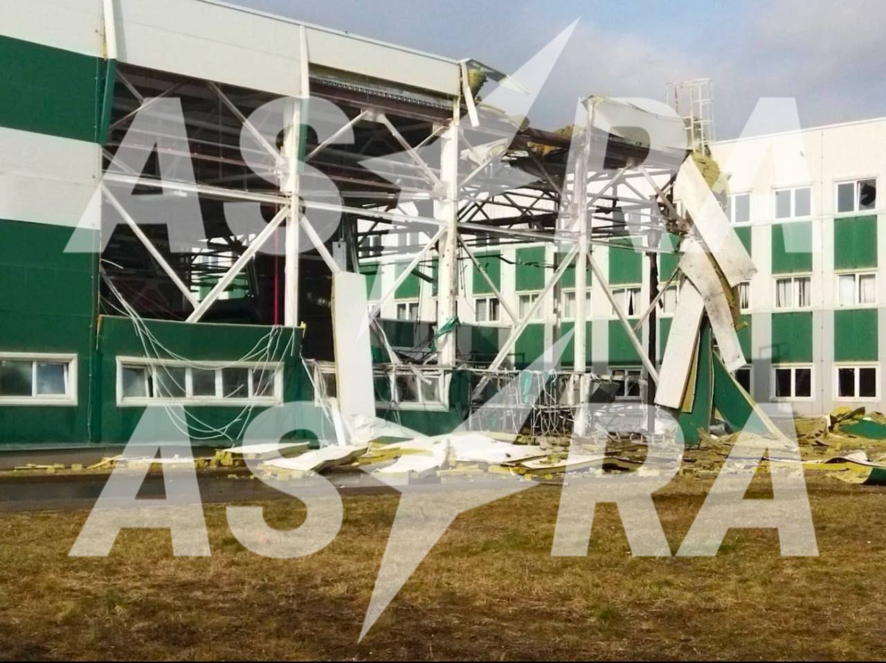 Последствия атаки на полигон в Мулино в Нижегородской области