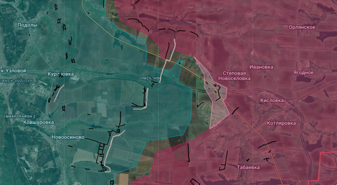 Ситуация к юго-востоку от Купянска по версии Анатолия Радова